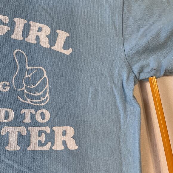 Rabbit Skins Girls Shirt 3T Blue Getting Promoted To Big Sister Short Sleeve - Picture 7 of 8